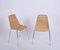 Mid-Century Italian Chromed Metal and Rattan Chairs by Campo & Graffi, 1970s, Set of 4, Image 19