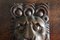 Antique Oak Carved Lion Mask Wall Plaque 8