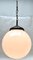 Large Dutch Pendant Lamps with Opaline Shade, 1930s, Set of 2 5
