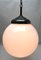 Large Dutch Pendant Lamps with Opaline Shade, 1930s, Set of 2 13