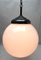 Large Dutch Pendant Lamps with Opaline Shade, 1930s, Set of 2, Image 13