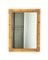 Miroir Mural Mid-Century Rectangulaire en Bambou et Rotin, Italie, 1970s 4