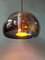 Lámpara colgante en forma de hongo era espacial Mid-Century de Herda, años 70, Imagen 7