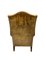 Vintage Leather Wingback Chair 6