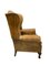 Vintage Leather Wingback Chair 7