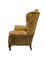 Vintage Leather Wingback Chair 4
