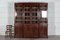 Large 19th Century English Mahogany Glazed Breakfront Bookcase, 1880s 4