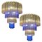 Italian Lollo Chandeliers by Valentina Planta Murano, Set of 2 1