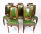 Victorian Leather Upholstered Back Dining Chairs, Set of 8 13
