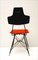 Italian Black & Red Dining Chairs, Set of 4 6