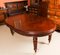 19th Century Victorian Oval Flame Mahogany Extending Dining Table 8