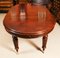 19th Century Victorian Oval Flame Mahogany Extending Dining Table 2