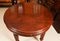 19th Century Victorian Oval Flame Mahogany Extending Dining Table 11