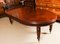 19th Century Victorian Oval Flame Mahogany Extending Dining Table 20