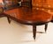 19th Century Victorian Oval Flame Mahogany Extending Dining Table 5