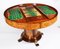 Mid 20th Century Italian Burr Walnut Games Table, 1950s 8