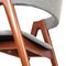 Compass Chairs in Teak by Kai Kristianen for Sva Møbler, 1950s, Set of 4, Image 8