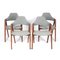 Compass Chairs in Teak by Kai Kristianen for Sva Møbler, 1950s, Set of 4, Image 1