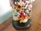 19th Century Victorian Glass Domed Still Life of Wool Flowers, 1890s 9