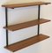 Lollar Wall Unit with Wooden Shelves 6