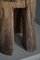 Schwedischer Wabi Sabi Handgefertigter Holzhocker, 1800er 5