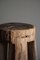 Swedish Wabi Sabi Handcrafted Wooden Stool, 1800s 11
