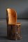 Modern Swedish Hand Carved Primitive Stump Chair in Pine, 1960s 8