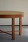 Danish Round Dining Table in Elm Wood with Four Extensions, 1950s, Image 18