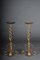 Torchères or Candleholders in Gilded Cast Iron, Set of 2 2