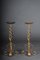 Torchères or Candleholders in Gilded Cast Iron, Set of 2, Image 2
