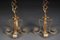 Torchères or Candleholders in Gilded Cast Iron, Set of 2 5