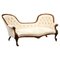 Victorian Walnut Double Ended Chaise Lounge, 1880s 1