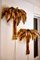 Palm Tree Wandlampen von Maison Jansen, Frankreich, 1970er, 2er Set 2