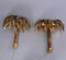 Palm Tree Wall Lights from Maison Jansen, France, 1970s, Set of 2 5