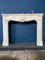 French Style Rococo Marble Fireplace Mantel, 2000s 2