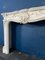 French Style Rococo Marble Fireplace Mantel, 2000s 6