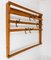 Mid-Century Coat Rack in Beech with 8 Brass Hooks attributed to Carl Auböck, 1950s, Image 12