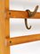 Mid-Century Coat Rack in Beech with 8 Brass Hooks attributed to Carl Auböck, 1950s 13