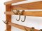 Mid-Century Coat Rack in Beech with 8 Brass Hooks attributed to Carl Auböck, 1950s, Image 20