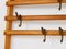 Mid-Century Coat Rack in Beech with 8 Brass Hooks attributed to Carl Auböck, 1950s, Image 8