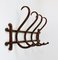 Art Nouveau Secession Bentwood Wall Coat Rack with Four Hooks from Thonet, 1900s 5