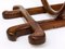 Art Nouveau Secession Bentwood Wall Coat Rack with Four Hooks from Thonet, 1900s, Image 19