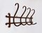 Art Nouveau Secession Bentwood Wall Coat Rack with Four Hooks from Thonet, 1900s, Image 8