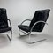 Postmodern Leather Lounge Chairs, 1980s, Set of 2, Image 2