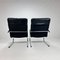 Postmodern Leather Lounge Chairs, 1980s, Set of 2 4