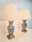 Mid-Century Table Lamps in Pewter Brass, 1950s, Set of 2, Image 23