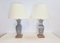 Mid-Century Table Lamps in Pewter Brass, 1950s, Set of 2 3