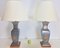Mid-Century Table Lamps in Pewter Brass, 1950s, Set of 2, Image 29