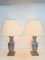 Mid-Century Table Lamps in Pewter Brass, 1950s, Set of 2, Image 30