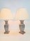 Mid-Century Table Lamps in Pewter Brass, 1950s, Set of 2, Image 25
